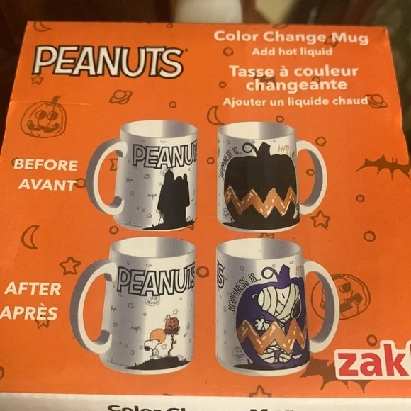 Peanuts Snoopy Halloween Color Changing Mug NEW - Picture 2 of 5